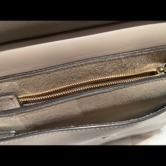 Chloe calfskin suede medium Faye shoulder bag Grey* authentic excellent conditio - Picture 4 of 14